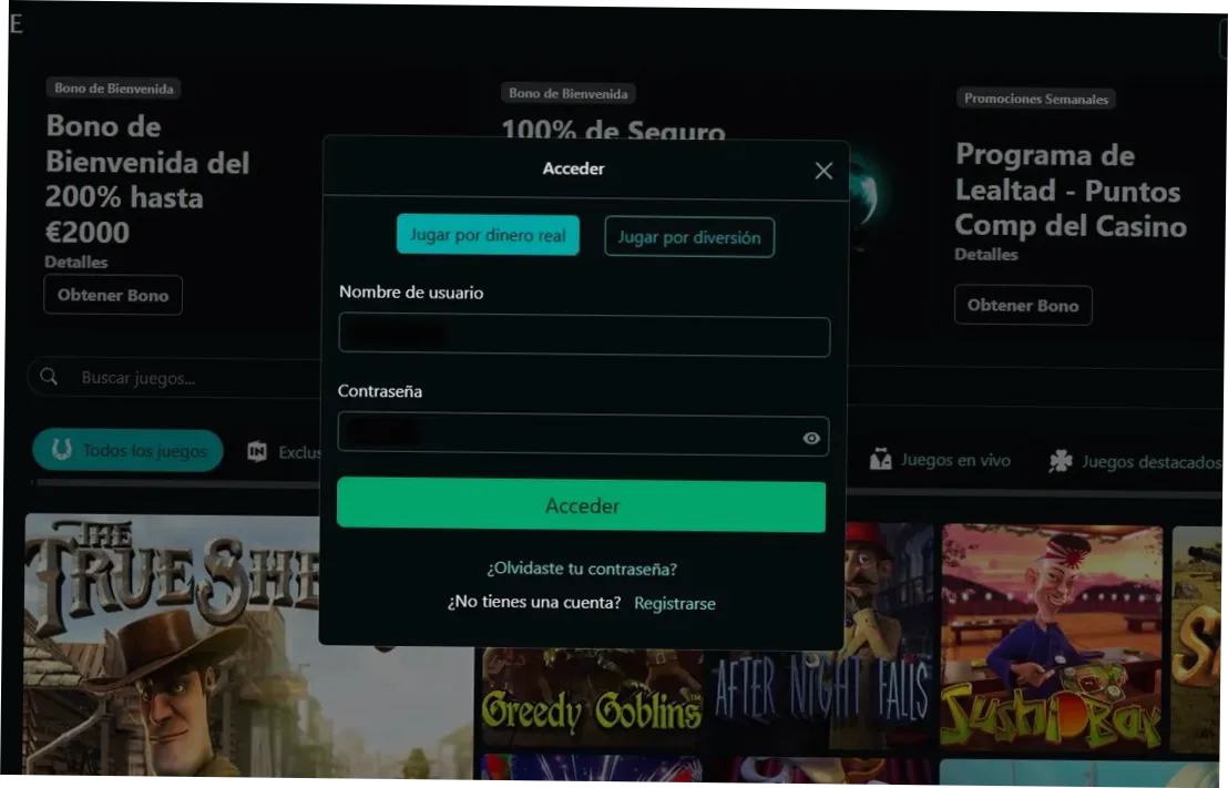 True Fortune Casino bonos y promociones